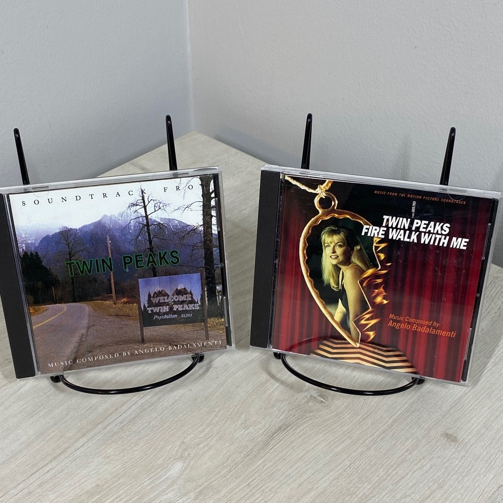 Twin Peaks Soundtrack CD Lot Angelo Badalamenti Fire Walk With Me 2 Disc Set